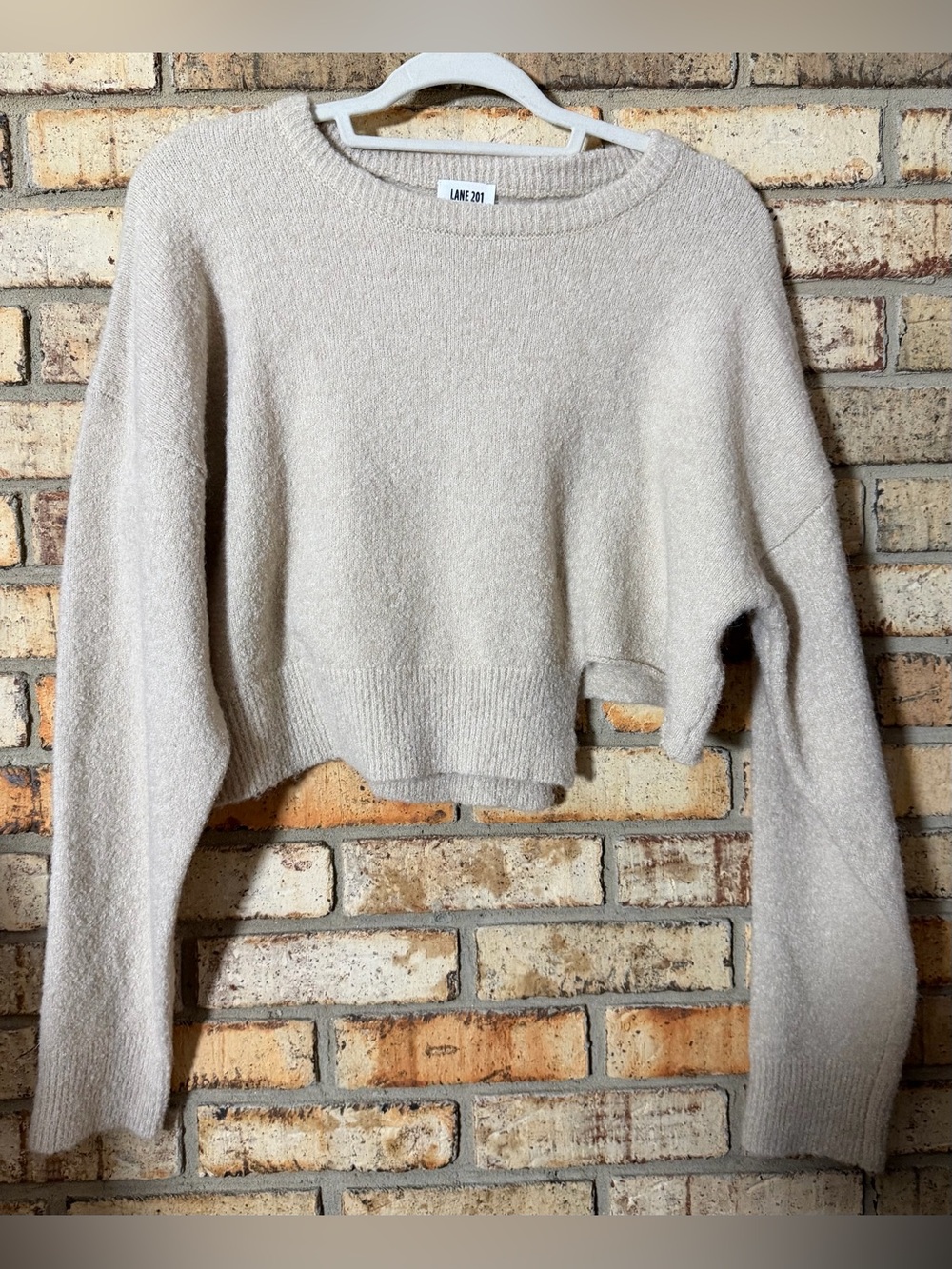 Lane 201 cut out crew neck sweater M